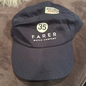 Official FARER Watches Co Cap Adjustable Blue/ white lettering
